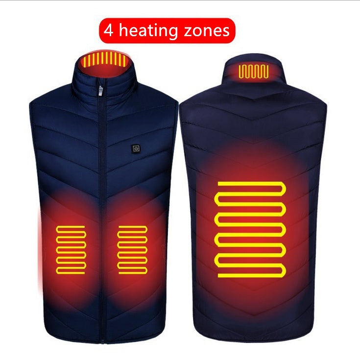 Electric Heated Vest Washable USB Charging