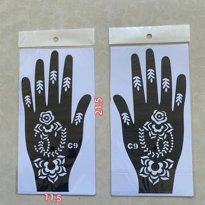 India Mehndi Template