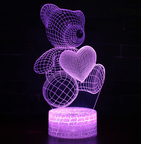 3D Acrylic USB LED Night Lights Lamp