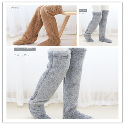 Over Knee Warm High Fuzzy Long Socks