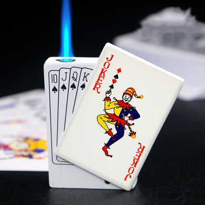 Poker Card Metal Windproof Lighter
