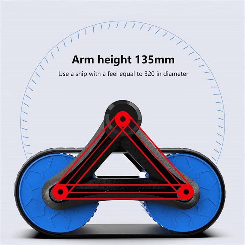 Double Wheel Abdominal Exerciser Ab Roller