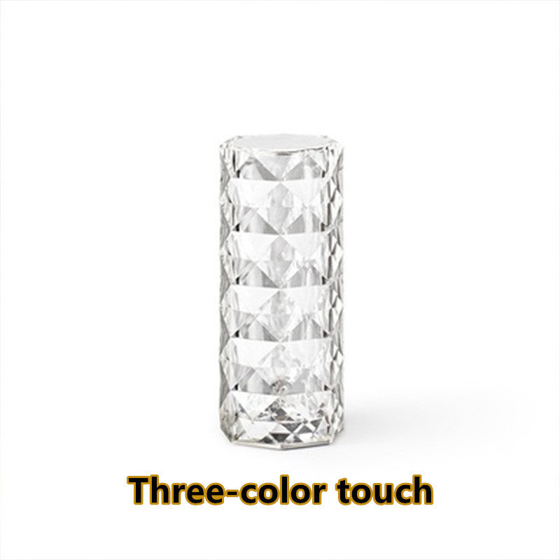 Nordic Crystal USB Table Lamps Atmosphere Diamond Night Light