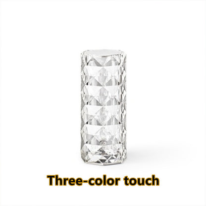 Nordic Crystal USB Table Lamps Atmosphere Diamond Night Light