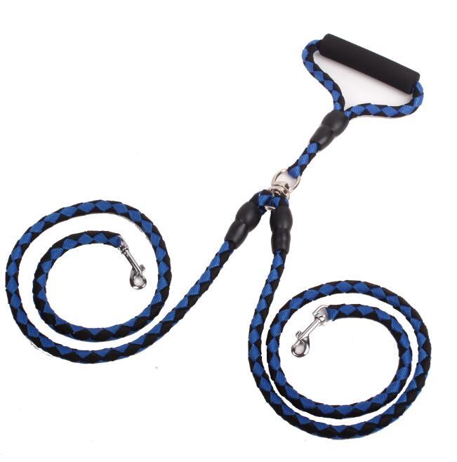 Double-Ended Two Leash Collar