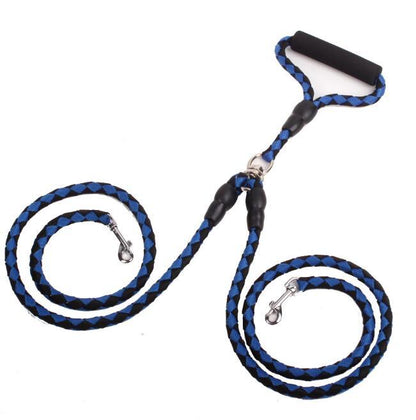 Double-Ended Two Leash Collar