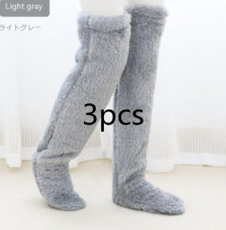 Over Knee Warm High Fuzzy Long Socks
