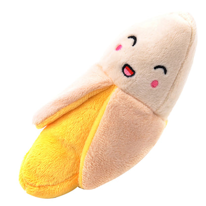 Plush Pet Toys, Fruits, Cartoons, Food