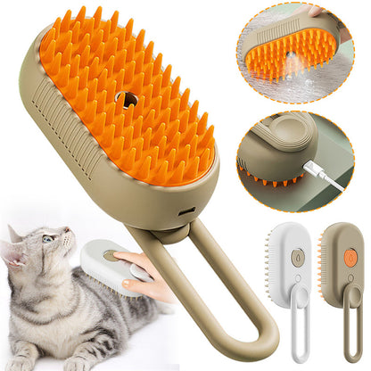 3 In 1 Electric Spray Pet Hair Brushes For Massage Pet Grooming