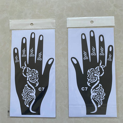 India Mehndi Template