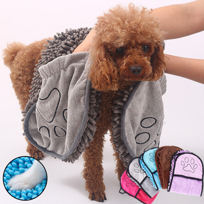 Pet Super Absorbent Quick Drying Bathrobe Microfiber Bath Towels