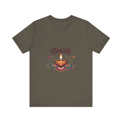Diwali Festival T-Shirt, Festival of Lights Tee, Traditional Festive Wear, Diwali Party Tee