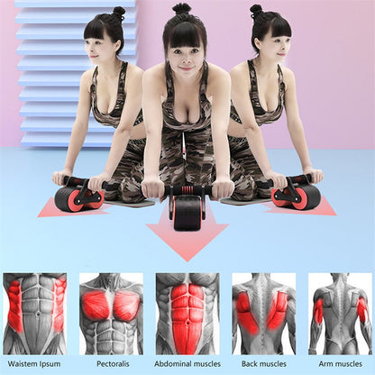 Double Wheel Abdominal Exerciser Ab Roller