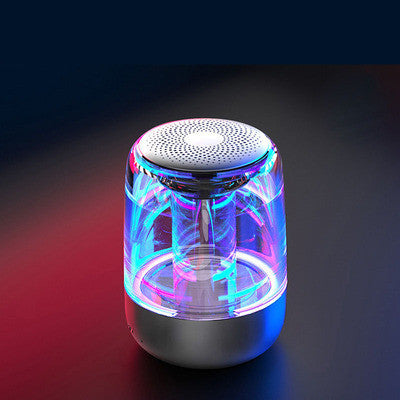 Portable Wireless Bluetooth Speaker Powerful Bass with Variable Color LED Light