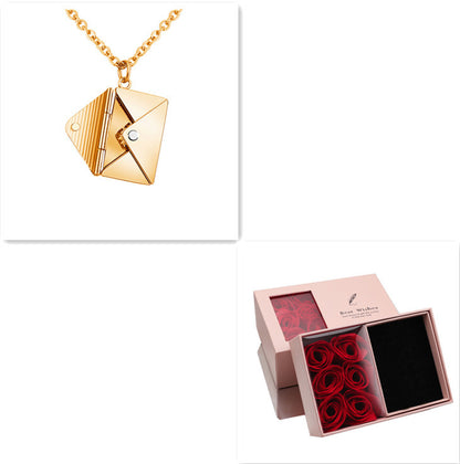 Envelop Necklace Pendant Jewellery