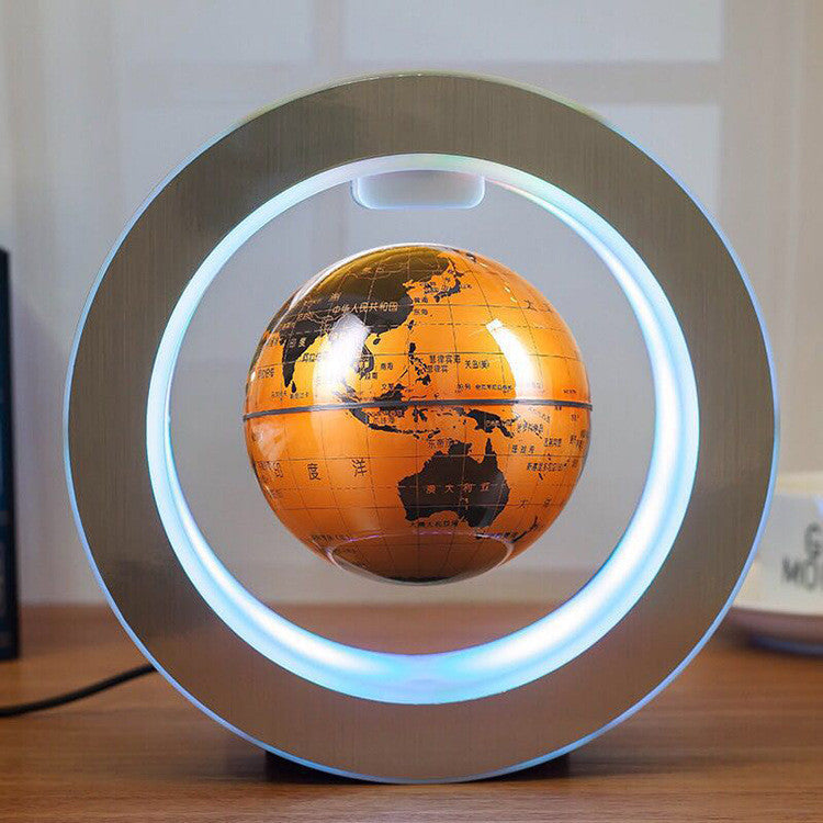 Floating Levitation LED World Map Globe