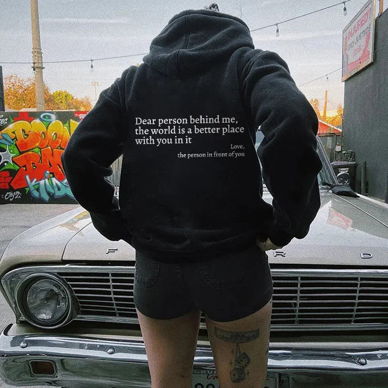 Motivational & Inspirational Printed Unisex Trendy Hoodies