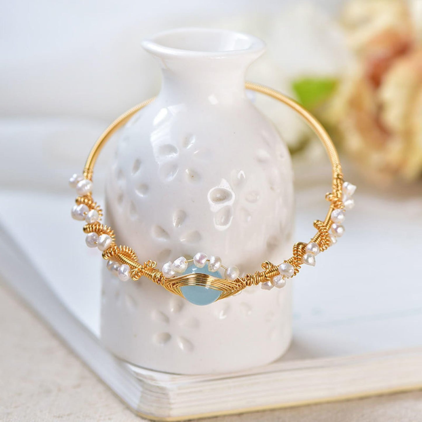 Gold Plating Pearl Bracelets