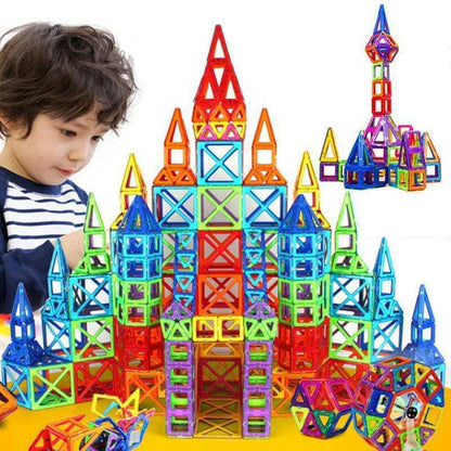 Magnetic Building Blocks DIY Magnets Construction Toys For Kids