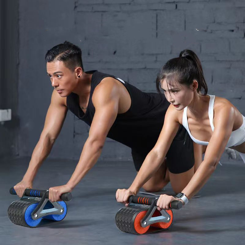 Double Wheel Abdominal Exerciser Ab Roller