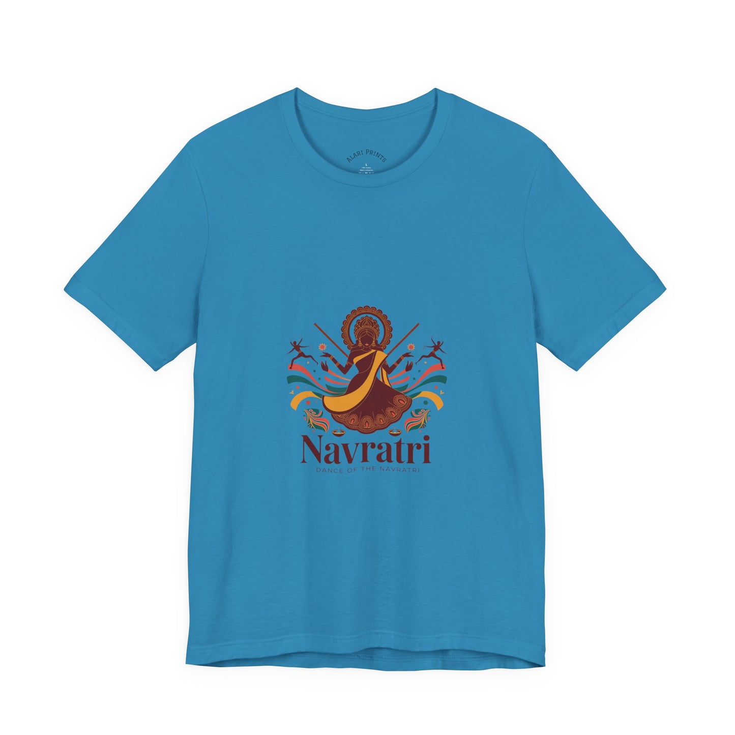 Navratri Festival T-Shirt, Dandiya Garba Tee, Colorful Outfit for Festival Nights