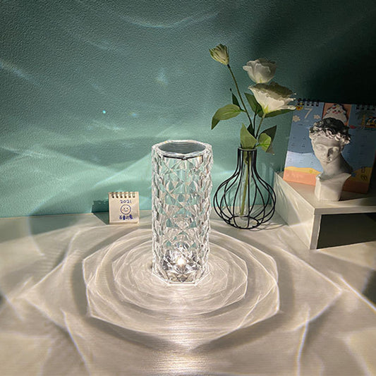 Nordic Crystal USB Table Lamps Atmosphere Diamond Night Light