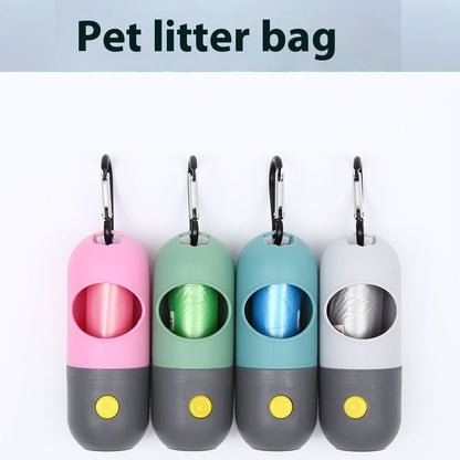 3 in 1 Pet Waste Poop Bag Dispenser, Holder & Led Light