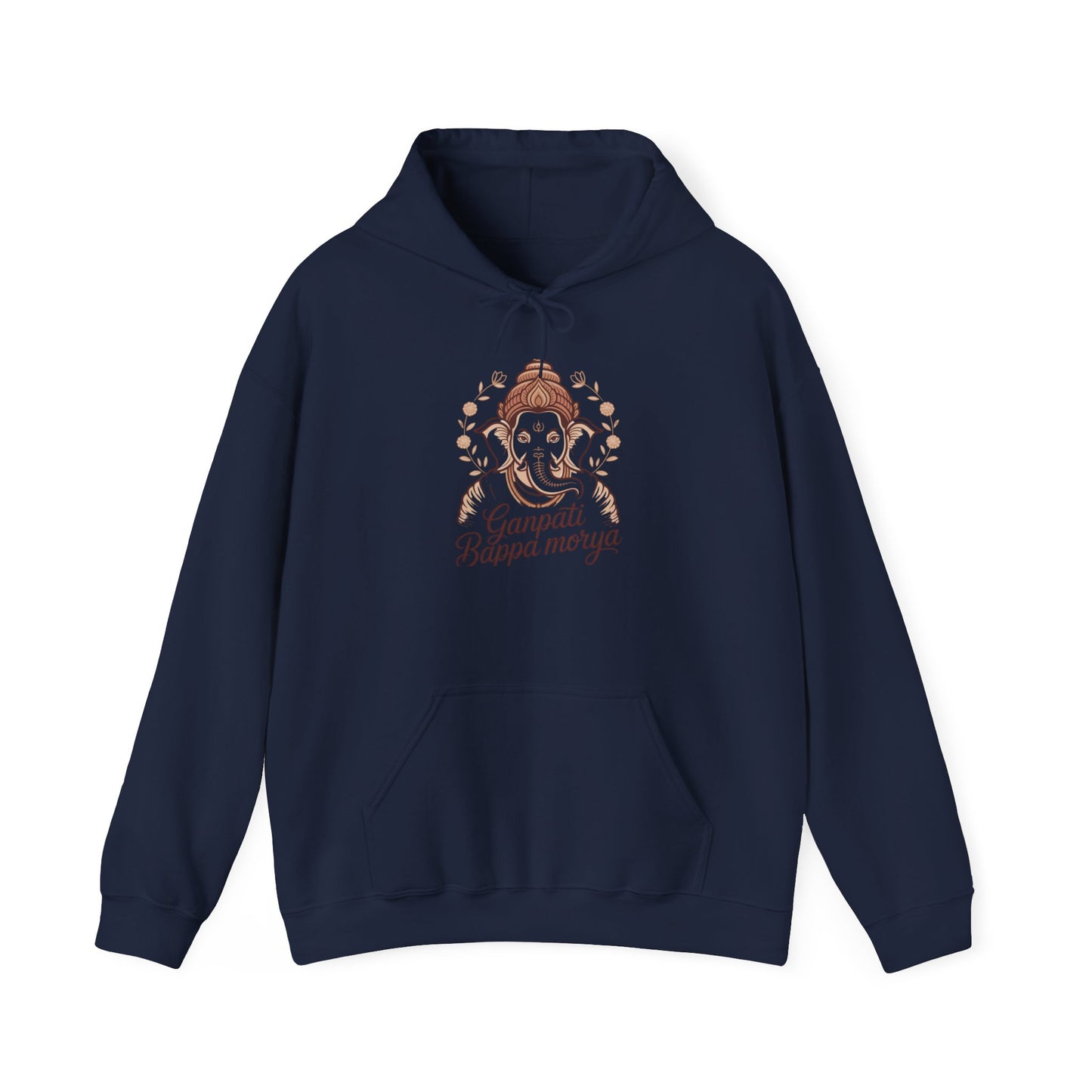 Ganesh Chaturthi Hoodie, Spiritual Wear, Ganpati Bappa Morya Hoodie, Ganpati Festival Outfit
