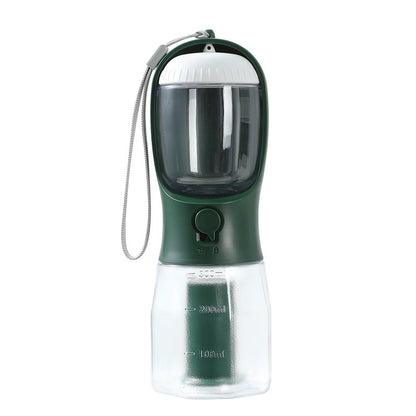 Three-in-one Portable Pet Cups Water Bottle, Food Container and Waist Bag Holder