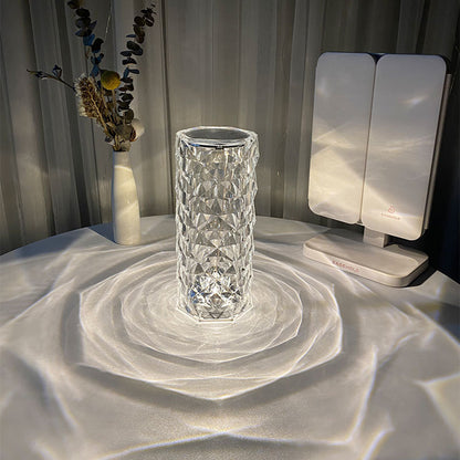 Nordic Crystal USB Table Lamps Atmosphere Diamond Night Light