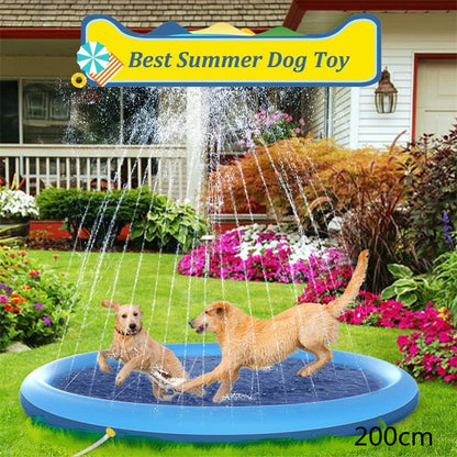 Non-Slip Splash Fountain Pad For Kids And Pets
