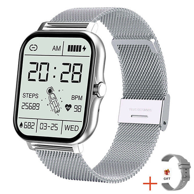 Smart Watch Pedometer & Heart Rate Monitoring Bluetooth-Compatible Call