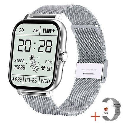 Smart Watch Pedometer & Heart Rate Monitoring Bluetooth-Compatible Call