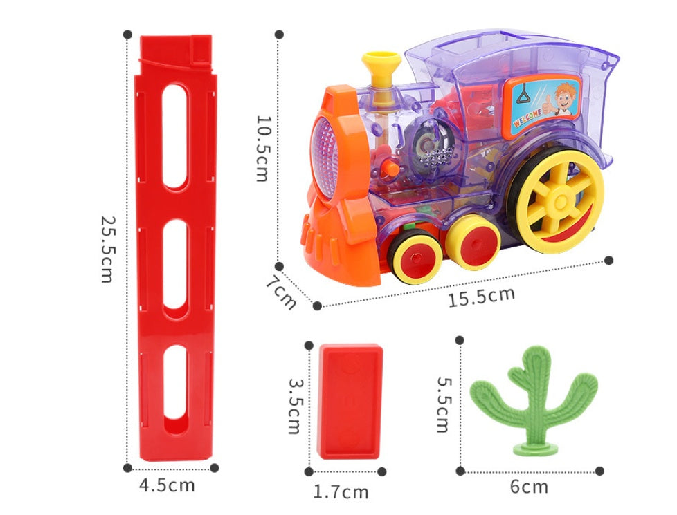 Electric Domino Train Automatic Block Placer