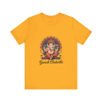 Ganesh Chaturthi T-Shirt, Ganpati Bappa Morya, Ganesha Tee, Spiritual Devotional Wear