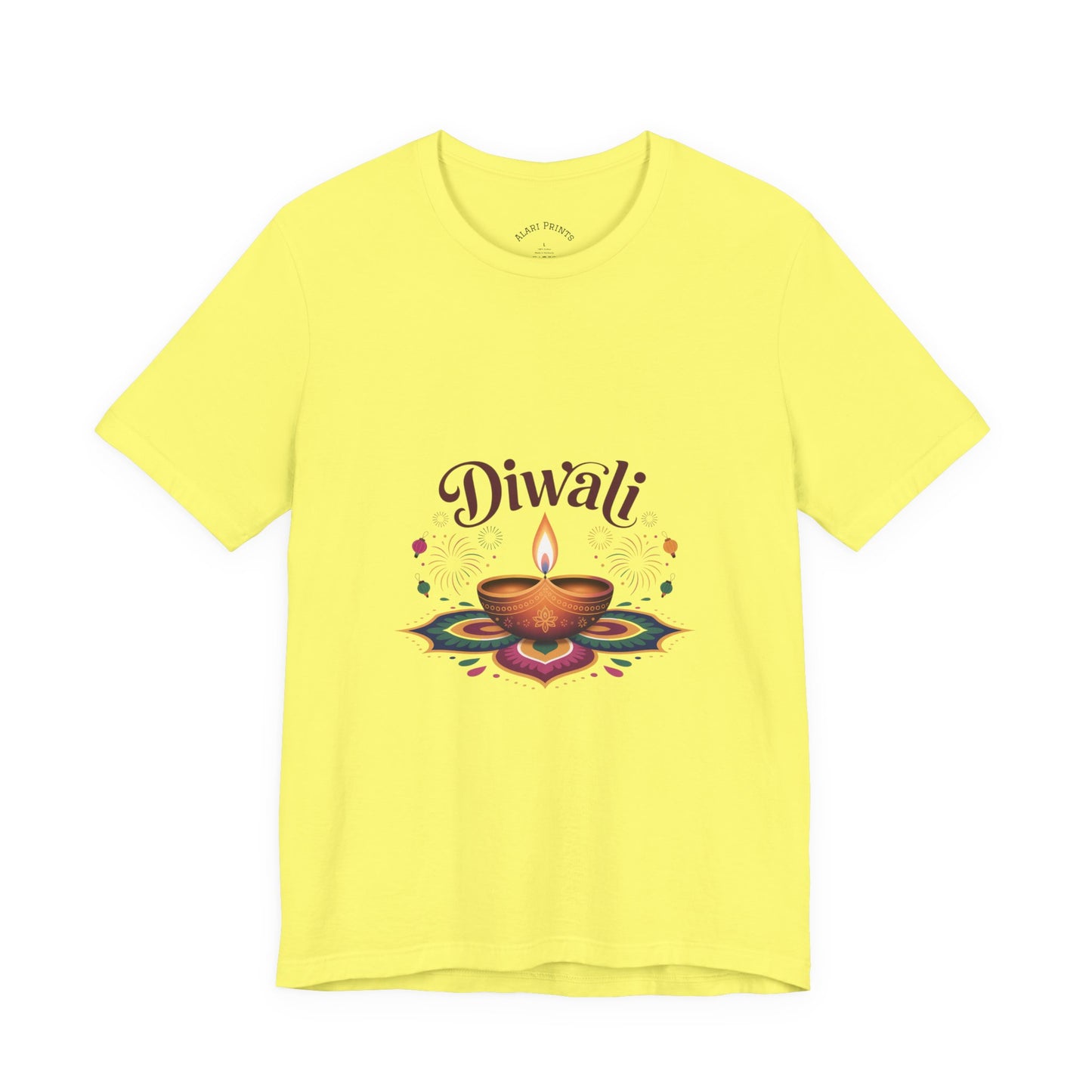 Diwali Festival T-Shirt, Festival of Lights Tee, Traditional Festive Wear, Diwali Party Tee