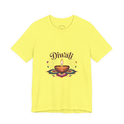 Diwali Festival T-Shirt, Festival of Lights Tee, Traditional Festive Wear, Diwali Party Tee