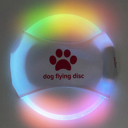 Dog Flying Discs Light Glowing LED Toys