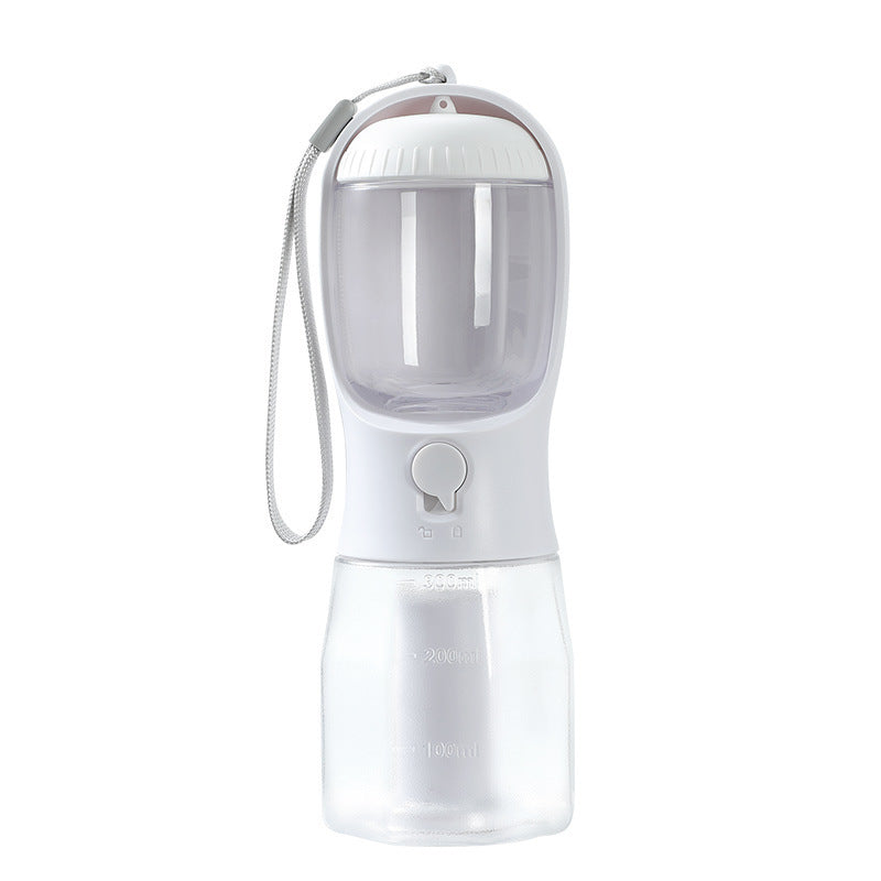 Three-in-one Portable Pet Cups Water Bottle, Food Container and Waist Bag Holder