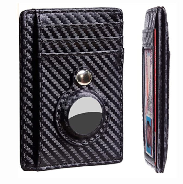 Leather RFID AirTag Wallet