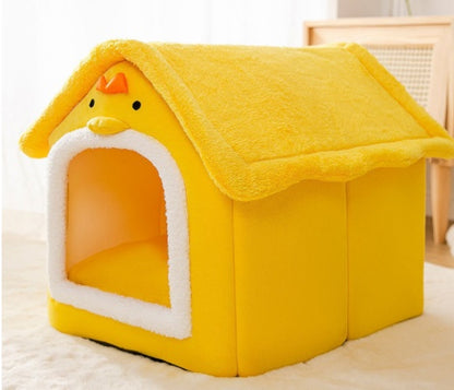 Foldable Cozy Dog House Pet Bed
