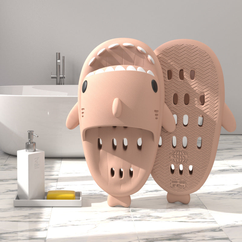 Shark Pool, Shower & Beach Sandal Slippers With Drain Holes