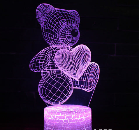 3D Acrylic USB LED Night Lights Lamp