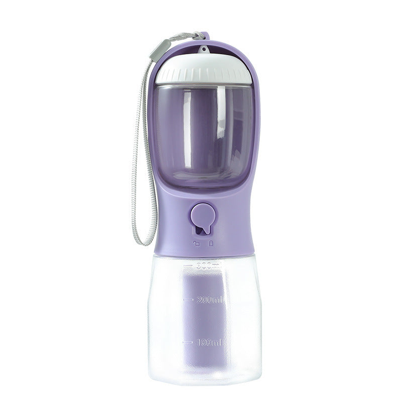 Three-in-one Portable Pet Cups Water Bottle, Food Container and Waist Bag Holder
