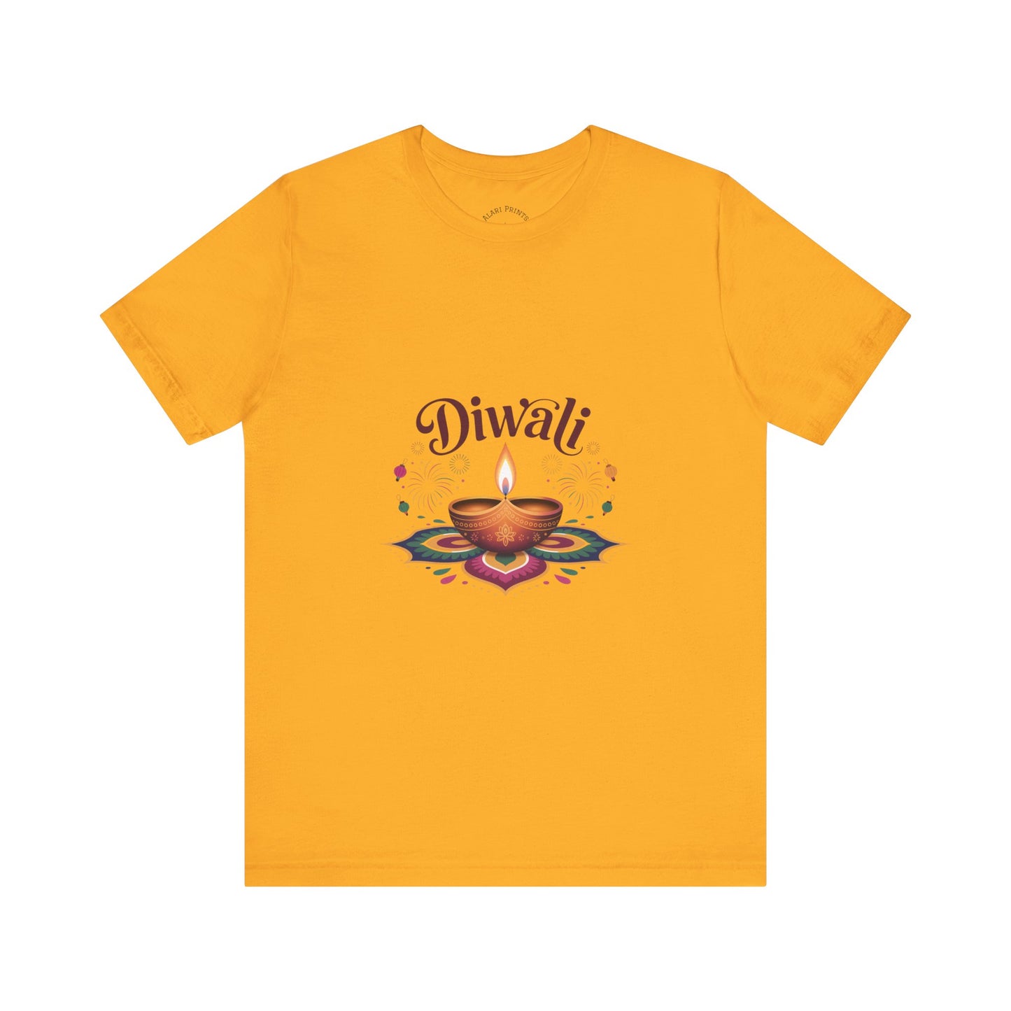 Diwali Festival T-Shirt, Festival of Lights Tee, Traditional Festive Wear, Diwali Party Tee