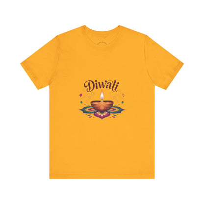 Diwali Festival T-Shirt, Festival of Lights Tee, Traditional Festive Wear, Diwali Party Tee