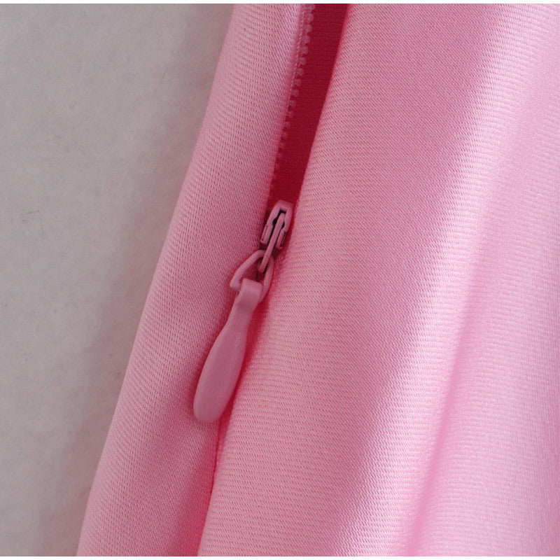 Women's Sleeveless Satin Long Dresses