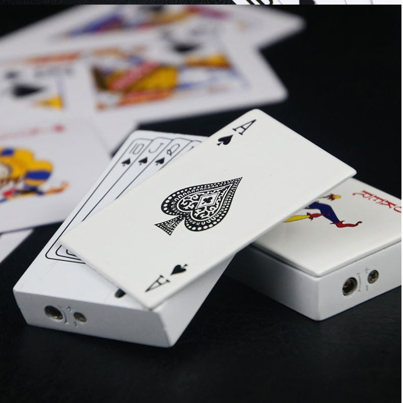 Poker Card Metal Windproof Lighter