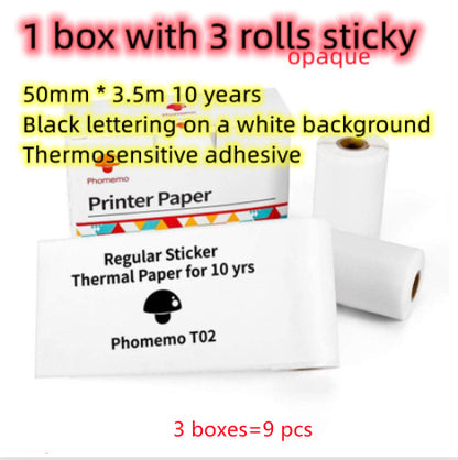 Portable Bluetooth Mini Thermal Label & Photo Printer