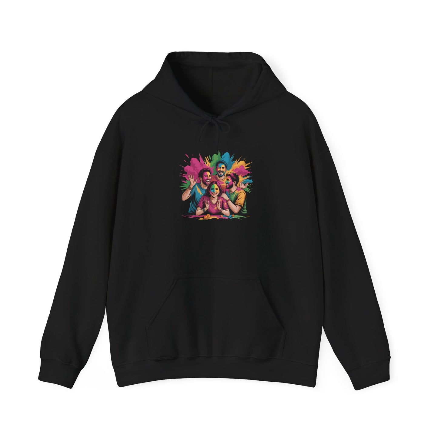 Holi Festival Hoodie, Color Splash Hoodie, Holi Party Hoodie, Festive Outfit